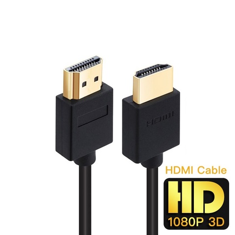 Shuliancable HDMI кабель высокоскоростной Позолоченные видео кабели 4k 1080P 3D для HDTV XBOX PS3 computer0.3m 1m 1,5 m 2m 3m 5m 7,5 m 10m ► Фото 1/6