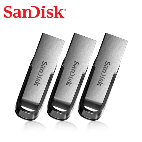 Флеш-накопитель Sandisk USB 3,0 оригинальный CZ73 Ultra флэш-накопитель 32 Гб 64 Гб 16 Гб 128 ГБ 256 ГБ usb флэш-накопитель карта памяти ► Фото 1/6