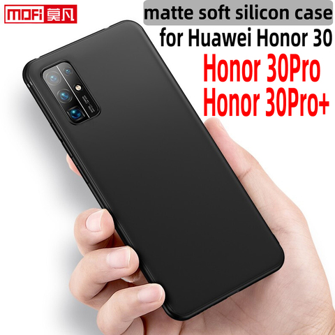 Матовый чехол для huawei honor 30, чехол для huawei honor 30, силиконовый чехол для задней панели из мягкого ТПУ, ультратонкий защитный чехол для honor 30 s couqe,... ► Фото 1/6