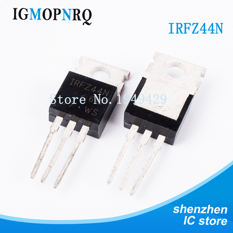 10 шт., бесплатная доставка, IRFZ44N IRFZ44 IRFZ44NPBF MOSFET MOSFT 55 в 41A 17,5 mOhm 42nC TO-220, новый оригинальный ► Фото 1/2