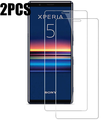2 шт. закаленное стекло для Sony Xperia 5 Защита экрана для Sony Xperia 5 J8210 J8270 J9210 защитная пленка ► Фото 1/2