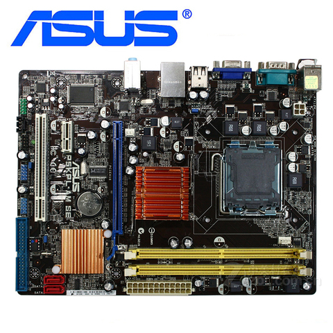 Материнские платы ASUS P5KPL-AM SE LGA 775 DDR2 4 ГБ для настольных ПК Intel G31, б/у системная плата SATA II PCI-E X16 ► Фото 1/6