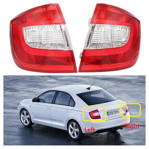 Задний фонарь для Skoda Rapid 2012 2013 2014 2015 2016 2017 2022, автомобильный Стайлинг, без ламп ► Фото 1/6