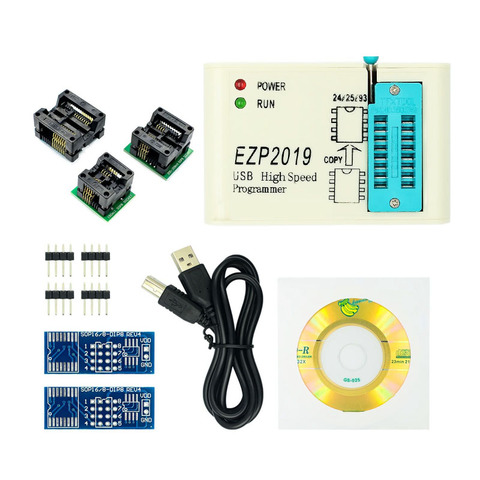 Высокоскоростной USB SPI программатор EZP2022, лучше, чем EZP 2013 2010 2011 поддержка 24 25 93 EEPROM Flash Bios ► Фото 1/5