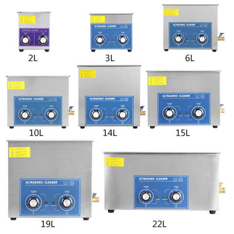 2L 3L 6L 10L 14L 15L 22L Ультра звуковой очиститель из нержавеющей стали ювелирные изделия очки устройство для очистки часов Ультра звуковой бак для ... ► Фото 1/6
