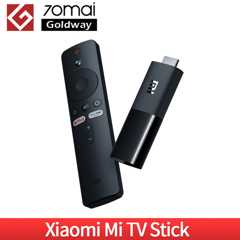 ТВ-приставка Xiaomi Mi TV Stick, глобальная версия, Android TV 9,0, четырехъядерный, 1080P, Dolby DTS, HD декодирование, 1 ГБ ОЗУ, 8 Гб ПЗУ, Google Assistant, Netflix ► Фото 1/6