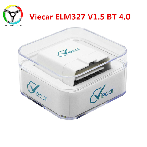 Автомобильный диагностический сканер Viecar ELM327 V1.5, Bluetooth 4,0, OBD2, ELM 327 1,5, OBDII J1850, Автомобильный сканер для IOS, Android, Windows ► Фото 1/6