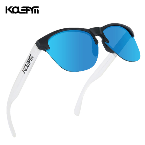 Мужские солнцезащитные очки KDEAM Lifestyle, поляризационные солнцезащитные очки для вождения для женщин и мужчин, полуободковая оправа TR90, ультра-светильник ► Фото 1/6