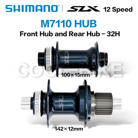 SHIMANO SLX M7110 FH BH M7110 концентратор 12 s 32H Центральный замок 142x12 мм 100x15 мм микро шлицевой ступицы E-THRU ось велосипеда 12 Скоростей ► Фото 1/6