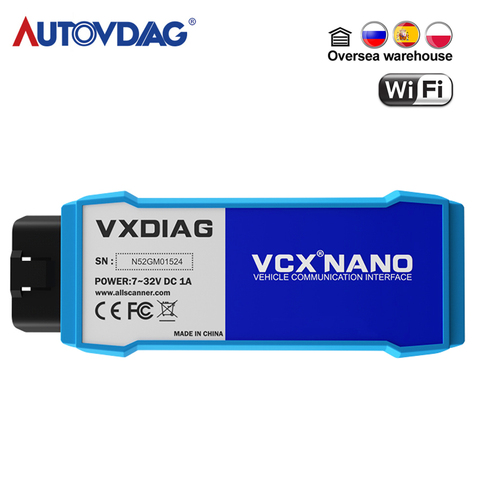 VXDIAG VCX NANO для GM для Opel GDS2 и TIS2WEB автомобильный диагностический инструмент USB Wi-Fi программируемая система лучше, чем MDI Бесплатная доставка ► Фото 1/6