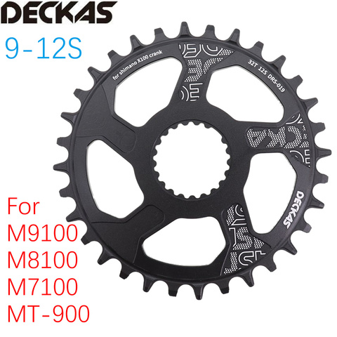 Звездочка Deckas Круглая для m9100 m8100 m7100 12 s Shimano 32 34 36 38T 12 Скоростей прямого крепления mt 900 9100 8100 ► Фото 1/6