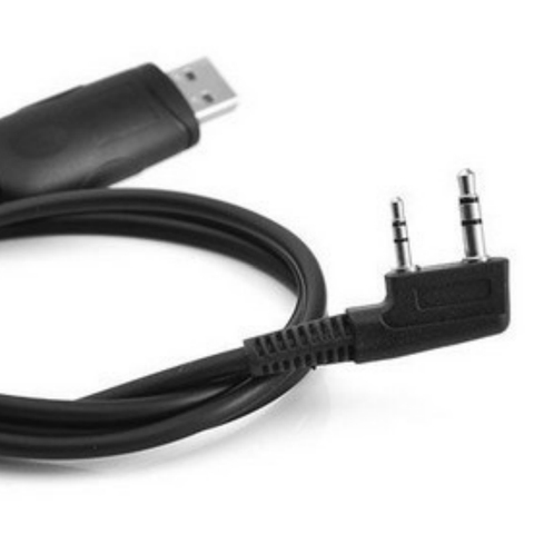 2-Контактный USB Кабель для программирования, шнур для рации, CD-драйвер для Baofeng, для Kenwood, для Win XP/7/8, система ► Фото 1/3