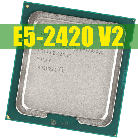 Процессор INTEL CPU Intel Xeon E5 2420 v2 2,2 ГГц шестиядерный 12-Hilo de 15 M LGA 1356 E5 2420v2 процессор ► Фото 1/1