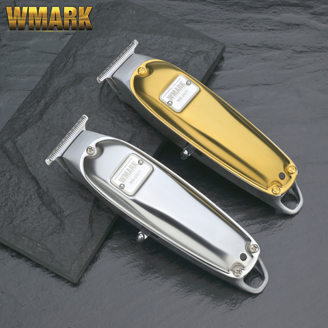 Цельнометаллический/беспроводной триммер WMARK, с Т-образным лезвием, usb-зарядкой и высокоскоростным двигателем 1400 мАч ► Фото 1/5