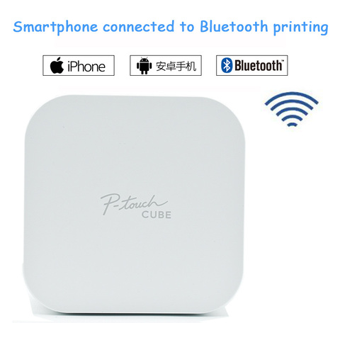 Принтер этикеток Brother PT-P300BT P-touch Cube для Bluetooth для tze 6/9/12 мм tze-231 лента для этикеток ► Фото 1/1