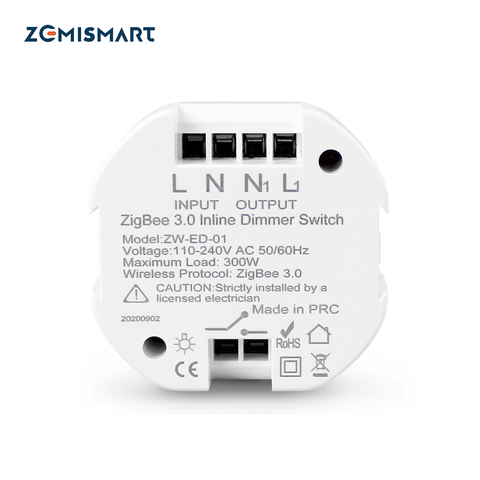 Диммер Zemismart Tuya Zigbee, умный модуль управления умными предметами, управление через приложение Alexa Google Home ► Фото 1/6