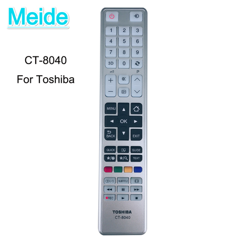 Новый пульт дистанционного управления для телевизора Toshiba LED LCD 3D телевизор 40T5445DG 48L5435DG 48L5441DG CT8040 CT8035 CT984 CT8003 ► Фото 1/5