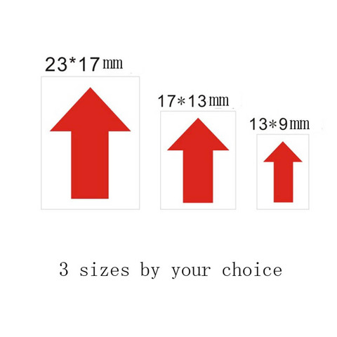 Наклейки с изображением стрелок 3 размера в наличии ► Фото 1/3