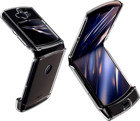 Spigen для Motorola Razr (2022) Чехол Ультра Гибридный амортизирующий бампер прозрачный жесткий чехол Полная защита ► Фото 1/6