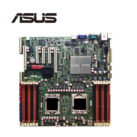 Материнская плата для ASUS, оригинальная, б/у, для Intel 5500, LGA 1366, DDR3 X58, X58M ► Фото 1/1
