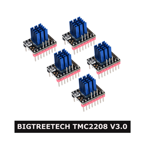 Драйвер BIGTREETECH TMC2208 V3.0 для шагового двигателя, бесшумные палочки для SKR V1.3 SKR V1.4 Turbo Ender ► Фото 1/6