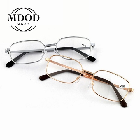Мужские и женские очки для чтения es Frame Presbyopia Eye Glass es с полимерными линзами удобный светильник glass + 100 + 150 + 200 + 250 + 300 + 350 + 400 ► Фото 1/5