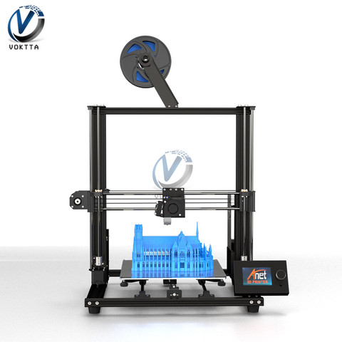 Полностью металлический комплект для 3D-принтера Anet A8 Plus панель управления ЖК-дисплеем Большой размер печати 300*300*350 мм Высокоточный настоль... ► Фото 1/6