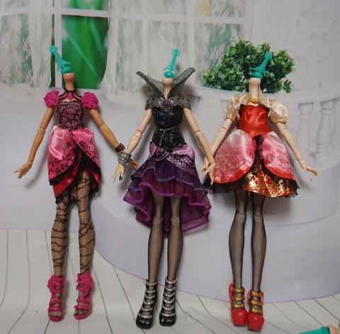 Качественное платье для кукол маток, комплект одежды для Monster High Doll, мягкая повседневная одежда ручной работы, одежда для детей, платья ► Фото 1/6