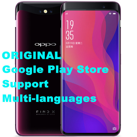 Оригинальный смартфон OPPO Find X, 4G LTE, Android 8,1, Восьмиядерный процессор Snapdragon 845, 8 + 128 ГБ, распознавание лица, 3d-камера, мобильный телефон в наличии ► Фото 1/6