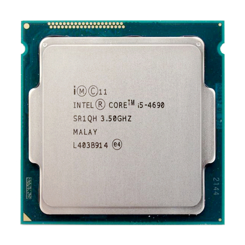Процессор Intel Core i5 4690 процессор 3,50 ГГц Разъем 1150 четырехъядерный Рабочий стол SR1QH ► Фото 1/1