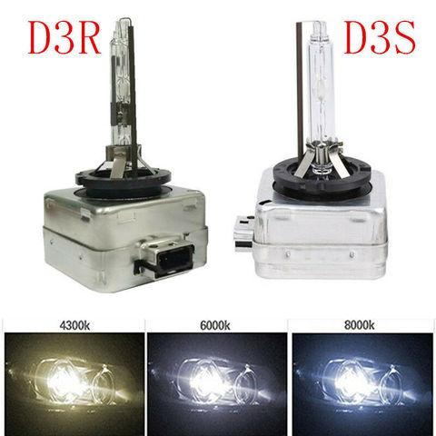 2x D3S D3C DS3 D3R HID ксеноновые лампы 4300K 6000K 8000K 10000K 12000K автомобилей головной светильник s D3R D3S разрядные лампы высокой интенсивности лампа белый цв... ► Фото 1/6