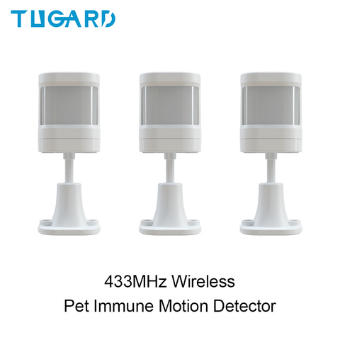 Новый беспроводной инфракрасный детектор движения P20 433 МГц с защитой от домашних животных, детектор движения в помещении и датчик для Wi-Fi GSM ... ► Фото 1/6