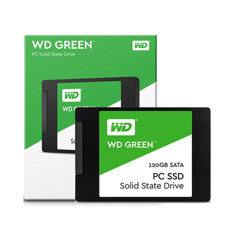 Western Digital WD SSD зеленый 120 ГБ 240 ГБ 480 ГБ 1 ТБ твердотельный накопитель Sabit жесткий диск SATAIII 6 ГБ/сек. для ноутбука и ПК ► Фото 1/6