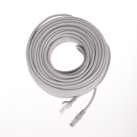 Сетевой кабель Ethernet H.View, 18 м, 30 м, 40 м, 50 м, Rj45 соединительный наружный водонепроницаемый кабель, провода для систем видеонаблюдения, Poe, Ip ► Фото 1/5