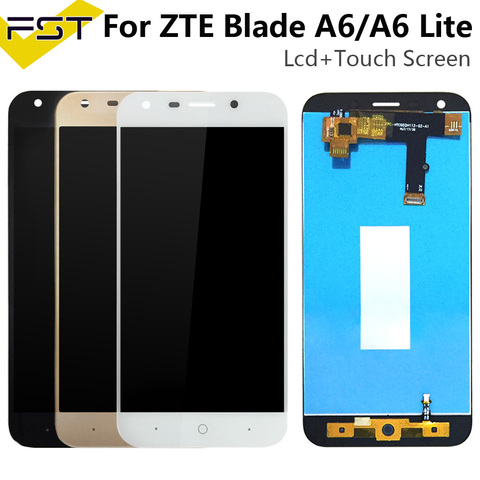 ЖК-дисплей 5,2 дюйма для ZTE Blade A6/A6 Lite, инструмент для ремонта сенсорного экрана в сборе деталей с инструментами и клеем для ZTE Blade A0620 ► Фото 1/6