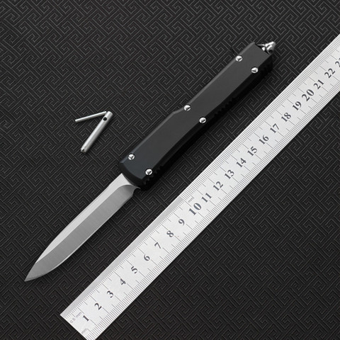 Лезвие ножа MIKER: 7CR17, Ручка: 6061-T6Aluminum(CNC). Тактический инструмент для кемпинга, выживания на природе, повседневного использования, охоты, обеденный кухонный нож ► Фото 1/6