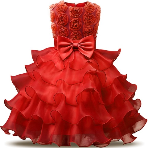 Детские платья 2022 Одежда для девочек вечерние платья принцессы Vestidos Nina на От 5 до 8 лет, платье для дня рождения, наряд для девочки на Рождеств... ► Фото 1/5