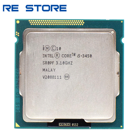 Б/у процессор Intel Core i5 3450 3,10 ГГц, четырехъядерный процессор 6M Socket 1155, процессор SR0PF ► Фото 1/2