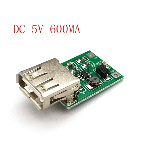 0,9 V ~ 5V до 5V 600MA USB выходное зарядное устройство Повышающий Модуль питания мини Boost повышающий преобразователь зеленый ► Фото 1/5