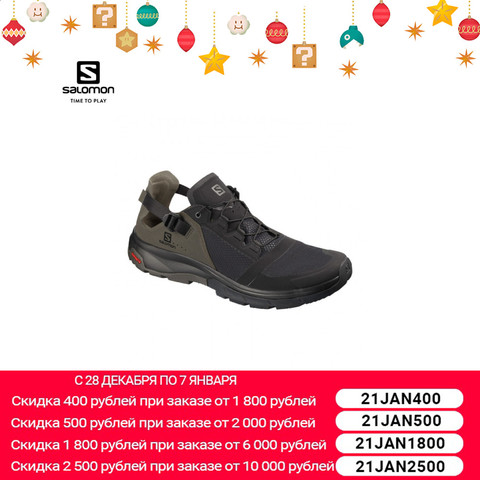 Кроссовки SALOMON TECHAMPHIBIAN 4 Bk/Beluga/Cast ► Фото 1/5