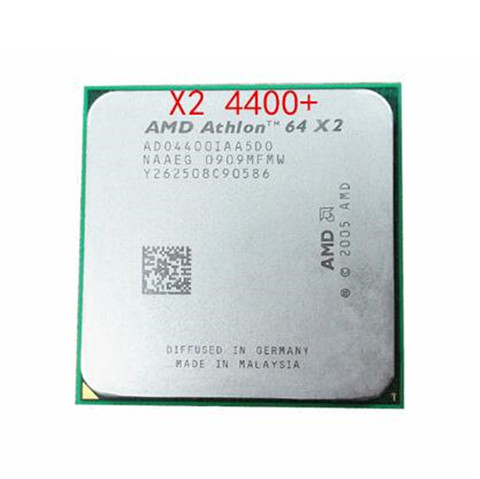 Бесплатная доставка, двухъядерный Процессор Athlon 64 X2 4400 + 2,2 ГГц, сокет 940-pin AM2, рабочий настольный процессор, рассеянные детали ► Фото 1/1