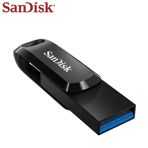 Оригинальный двойной флеш-накопитель SanDisk Ultra, USB 3. 0 Type-C 3,1 ГБ, флеш-накопитель USB Type-A, флеш-накопитель для телефона/планшета/ПК ► Фото 1/5