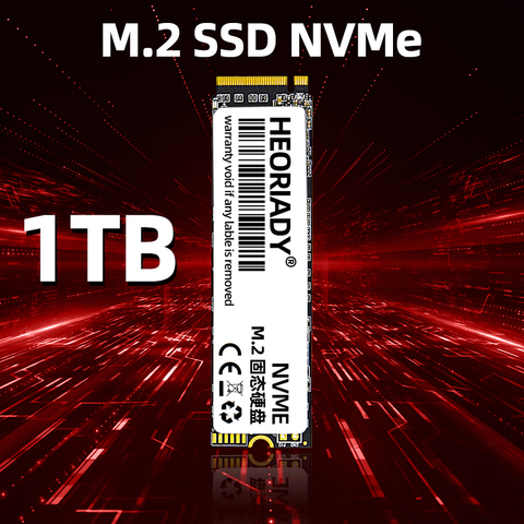 Твердотельный накопитель HEORIADY ssd m.2 nvme 1 ТБ, 512 ГБ, 256 ГБ, 128 ГБ, 2280 pcie, внутренний жесткий диск для ноутбука, настольного компьютера, 120 ГБ, 240 ГБ, 2 ТБ ► Фото 1/6