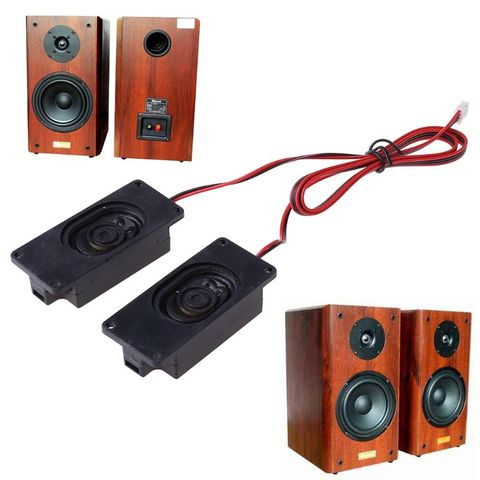 OOTDTY 2X 4 Ом 3 Вт 3070 рекламные ЖК ТВ колонки, громкий динамик, прямоугольная колонка ► Фото 1/6
