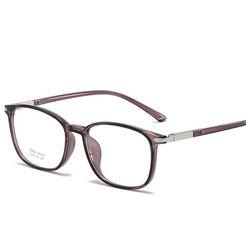 Ультралегкие квадратные очки TR90 для мужчин и женщин, брендовые дизайнерские очки для дальнозоркости, оптическая оправа Oculo 8124 ► Фото 1/6