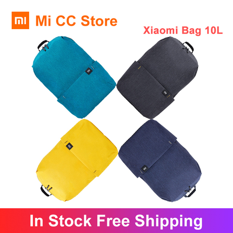 Оригинальная сумка Xiaomi 10L повседневная спортивная нагрудная сумка для мальчиков и девочек маленький размер сумка через плечо цветной рюкза... ► Фото 1/6