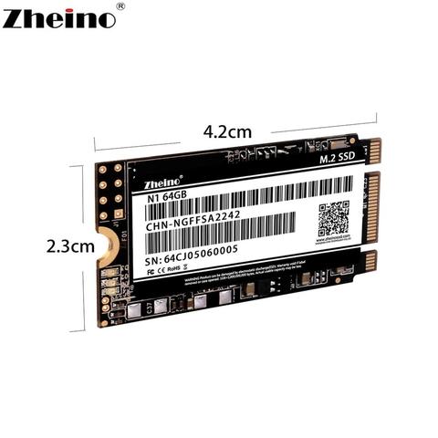Внутренний твердотельный накопитель Zheino M.2 SSD SATA 2280 мм 2242 мм 64 Гб 128 ГБ 256 ГБ 512 ГБ ТБ ► Фото 1/6