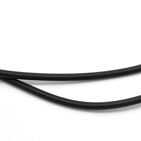 Черный круглый резиновый шнур для изготовления ювелирных изделий ручной работы, 8 сезонов, диаметр 3 мм (1/8 