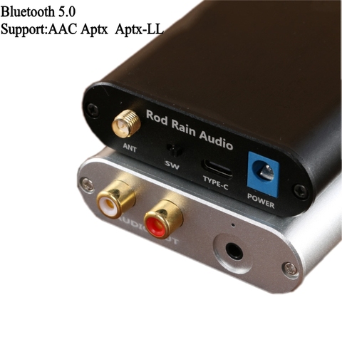 Беспроводной аудио-ресивер Lossless HIFI QCC3008 APTX AAC Bluetooth 5,0, адаптер 3,5 м, выход RCA для наушников ► Фото 1/6