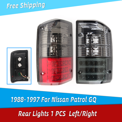 Задний фонарь для Nissan патруль GQ 1988 1988-1997 красный и дымчатый задний стоп-сигнал противотумансветильник ры передсветильник ры Противотуманны... ► Фото 1/6